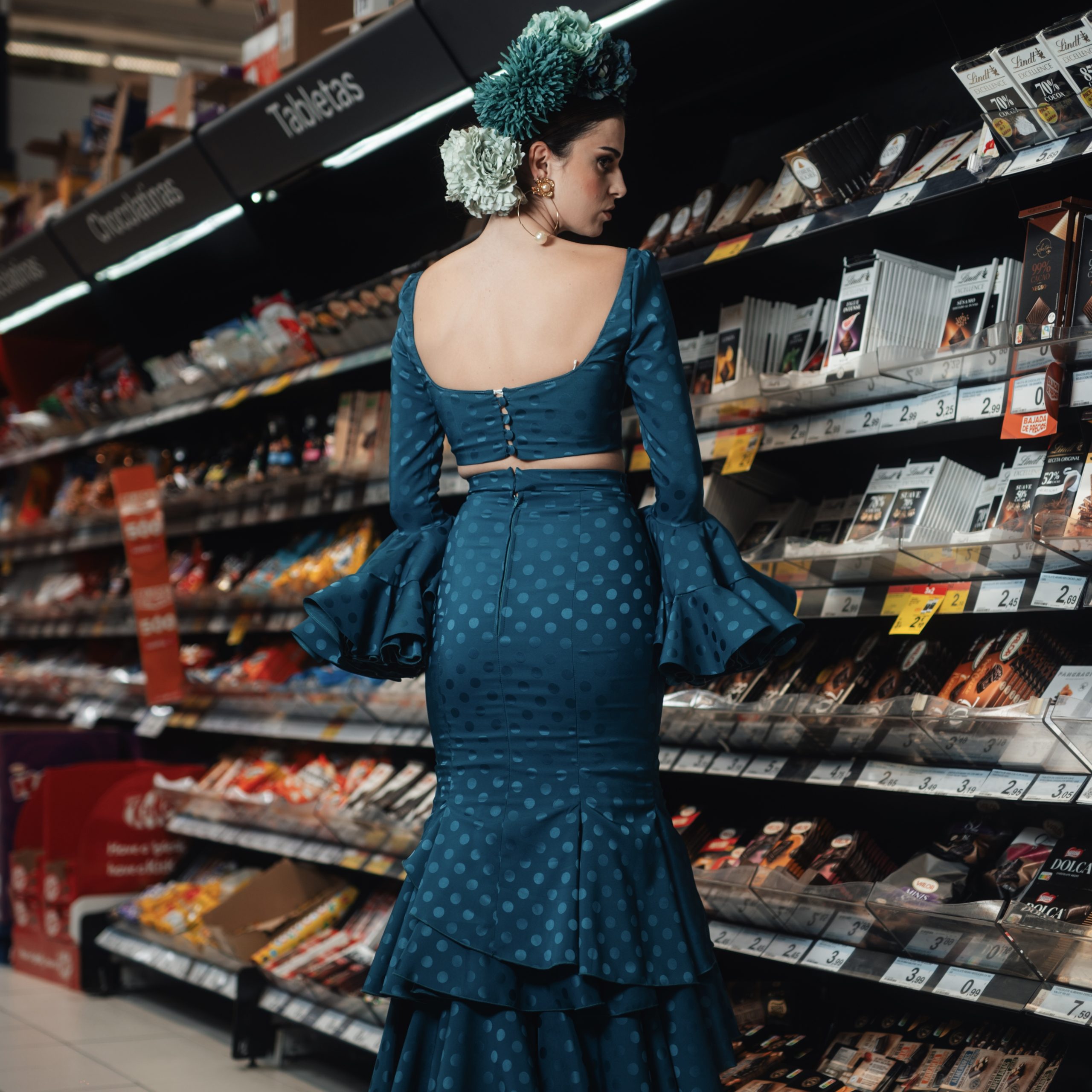 Look Flamenca PECA 24003 — Colección “COLOREARTE” - Imagen 2